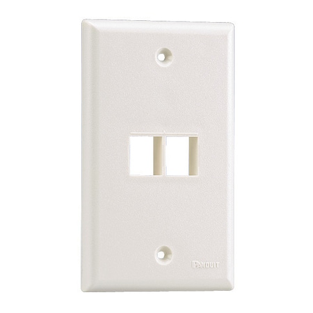 Panduit Nk, 2pt, Sg, Flush Mnt Faceplate, Bl NK2FNBL